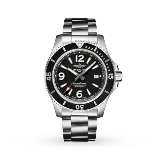 Breitling Superocean Men Automatic Black Stainless Steel Watch A17367D71B1A1