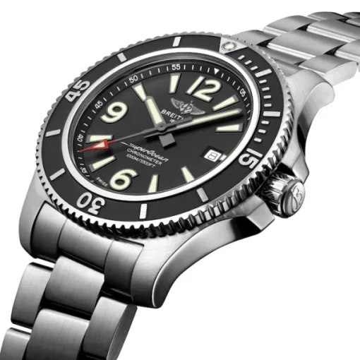 Breitling Superocean Men Automatic Black Stainless Steel Watch A17367D71B1A1 - Image 3