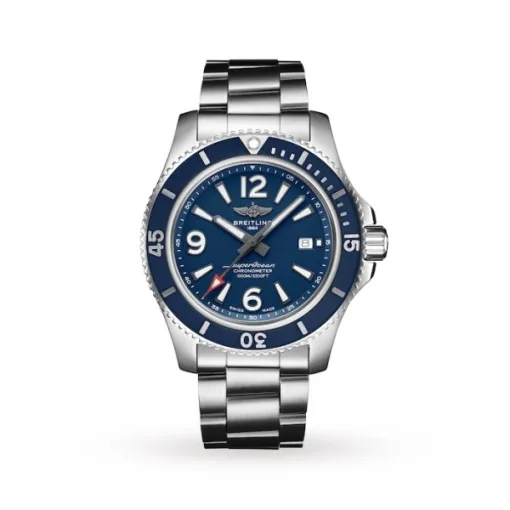 Breitling Superocean Men Automatic Blue Stainless Steel Watch A17367D81C1A1