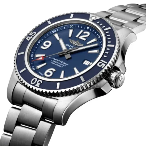 Breitling Superocean Men Automatic Blue Stainless Steel Watch A17367D81C1A1 - Image 3
