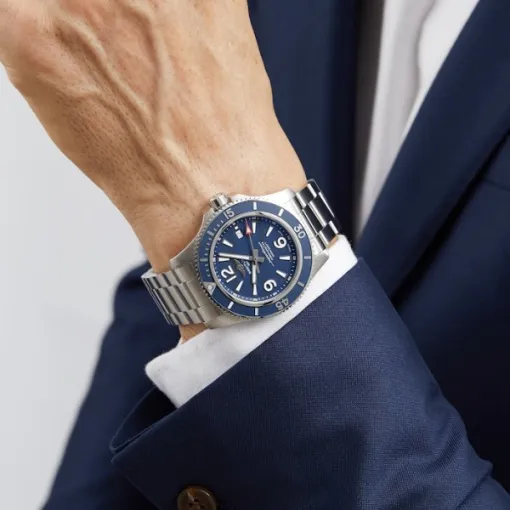 Breitling Superocean Men Automatic Blue Stainless Steel Watch A17367D81C1A1 - Image 5