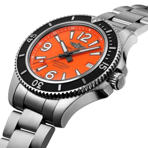 Breitling Superocean Men Automatic Orange Stainless Steel Watch A17366D71O1A1 - Image 3