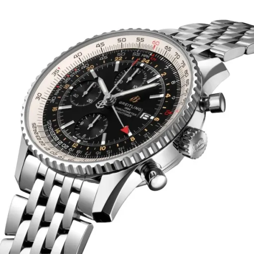 Breitling Navitimer Men Automatic Black Stainless Steel Watch A24322121B2A1 - Image 2