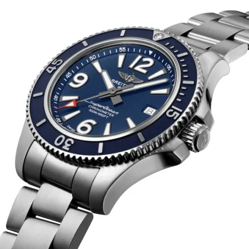 Breitling Superocean Men Automatic Blue Stainless Steel Watch A17366D81C1A1 - Image 2