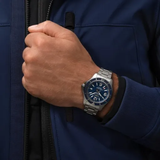 Breitling Superocean Men Automatic Blue Stainless Steel Watch A17366D81C1A1 - Image 5