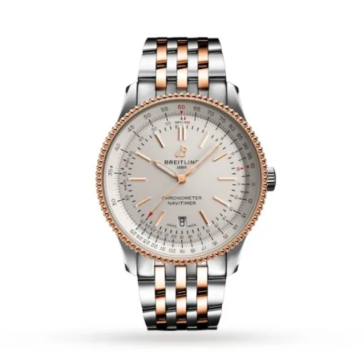 Breitling Navitimer Men Automatic Cream Leather Watch U17326211G1U1