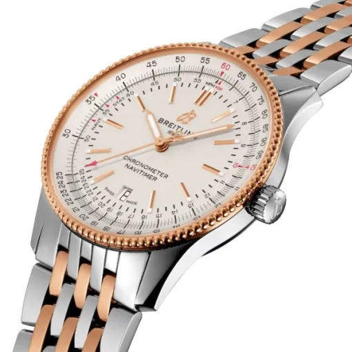 Breitling Navitimer Men Automatic Cream Leather Watch U17326211G1U1 - Image 2