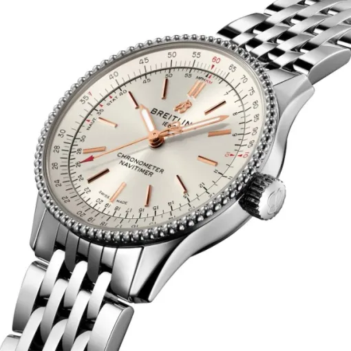 Breitling Navitimer Women Automatic Silver Stainless Steel Watch A17395F41G1A1 - Image 2