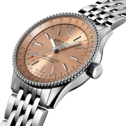 Breitling Navitimer Women Automatic Brown Stainless Steel Watch A17395201K1A1 - Image 2