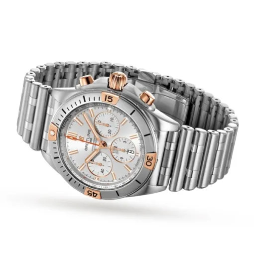 Breitling Chronomat Men Automatic Silver Stainless Steel Watch IB0134101G1A1 - Image 3