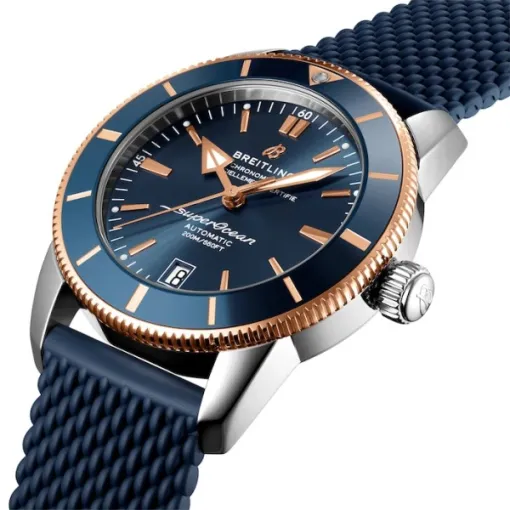 Breitling Superocean Heritage Men Automatic Blue Rubber Watch UB2010161C1S1 - Image 2