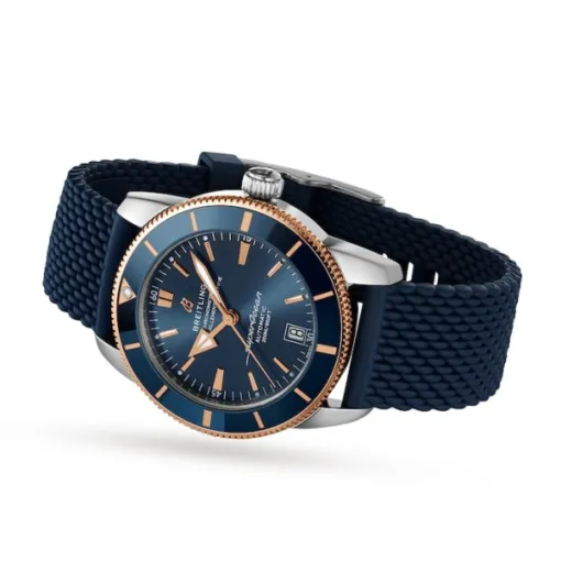 Breitling Superocean Heritage Men Automatic Blue Rubber Watch UB2010161C1S1 - Image 3