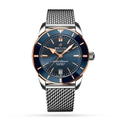 Breitling Superocean Heritage Men Automatic Blue Stainless Steel Watch UB2010161C1A