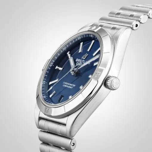 Breitling Chronomat Women Automatic Blue Stainless Steel Watch A10380101C1A1 - Image 6
