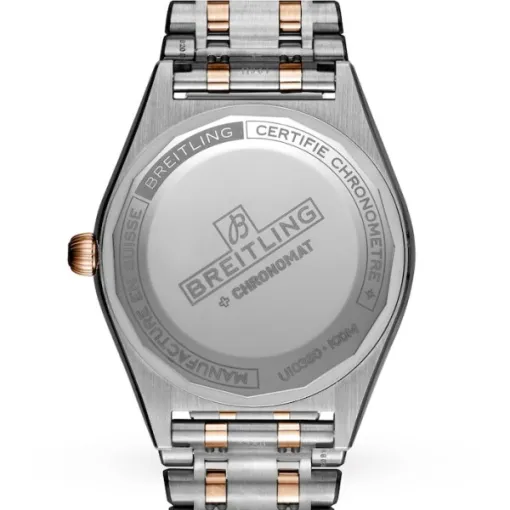 Breitling Chronomat Women Automatic Silver Stainless Steel & 18ct Rose Gold Watch U10380101A1U1 - Image 2