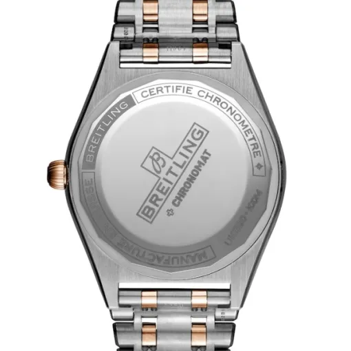 Breitling Chronomat Women Automatic Silver Stainless Steel & 18ct Rose Gold Watch U10380591A1U1 - Image 2