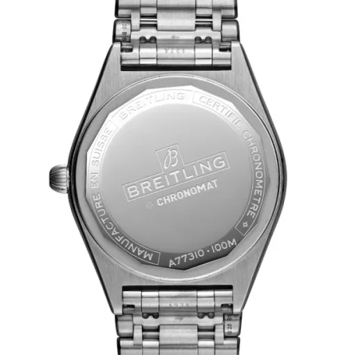 Breitling Chronomat Women Quartz Silver Stainless Steel Watch A77310101A3A1 - Image 2