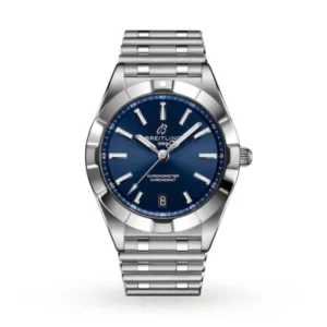 Breitling Chronomat Women Quartz Blue Stainless Steel Watch A77310101C1A1