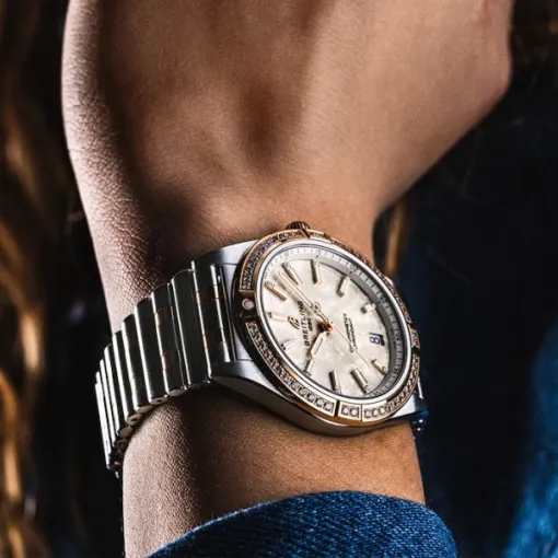 Breitling Chronomat Women Automatic Mother of Pearl Stainless Steel & 18ct Rose Gold Watch U10380591A2U1 - Image 5