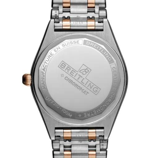 Breitling Chronomat Women Automatic Mother of Pearl Stainless Steel & 18ct Rose Gold Watch U77310591A2U1 - Image 4