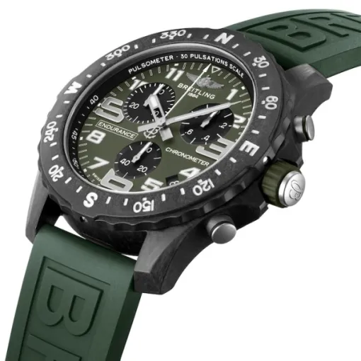 Breitling Endurance Pro Men Quartz Green Rubber Watch X823106B1L1S1 - Image 3