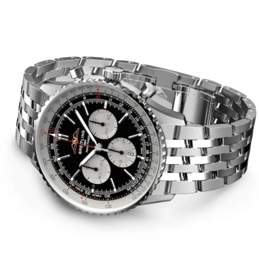 Breitling Navitimer Men Automatic Black Stainless Steel Watch AB0137211B1A1 - Image 3