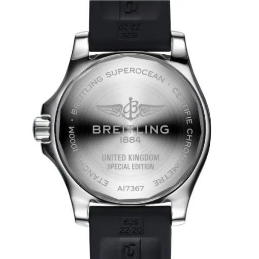 Breitling Superocean Men Automatic Black Rubber Watch A173678A1B1S1 - Image 2