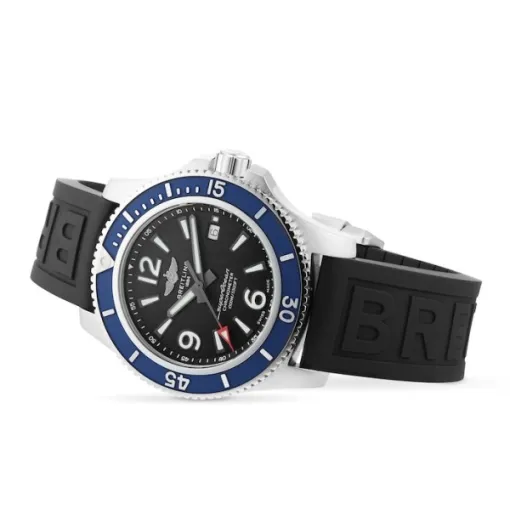 Breitling Superocean Men Automatic Black Rubber Watch A173678A1B1S1 - Image 4