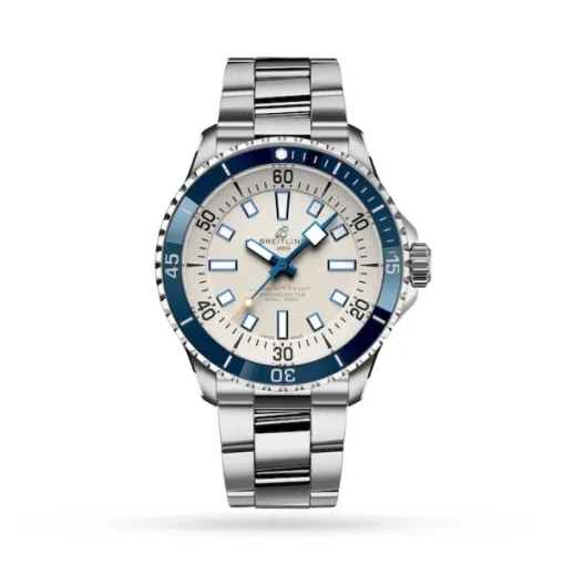 Breitling Superocean Men Automatic Silver Stainless Steel Watch A17375E71G1A1
