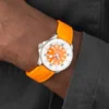 Breitling Superocean Unisex Automatic Orange Rubber Watch A17377211O1S1 - Image 6