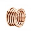 2020 New B.zero1 XXth Anniversary 5-Band Ring in 18kt Pink Gold