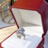 2021 New Double Panthere de Cartier Ring White Gold With Diamonds Online Sale - Image 3