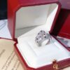 2021 New Double Panthere de Cartier Ring White Gold With Diamonds Online Sale - Image 4