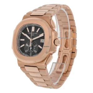 Nautilus Chrono 5980 3KF V2 Rose Gold Black Dial CH28-520C