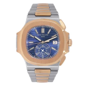 Nautilus Chrono 5980/1AR-001 PPF Rose Gold & SS Blue Dial 7750