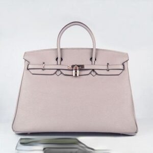 Hermes Birkin 35CM Togo Leather Handbags 6099 grey golden