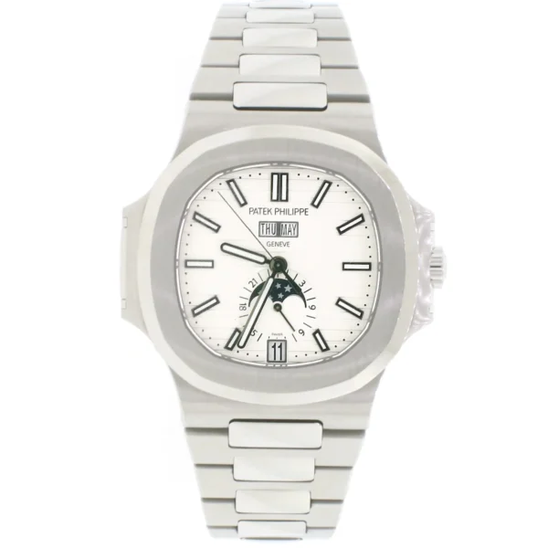 Nautilus 5726/1A-010 Noob Factory SS White Dial 324 S QA LU 24H/303