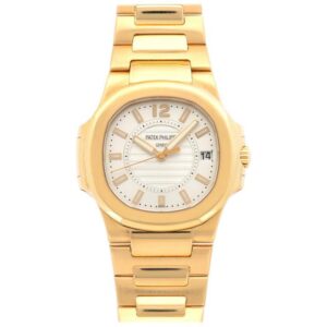Nautilus Ladies 7011/1R-001 JJF Rose Gold Silver Dial Quartz E23-250 S C
