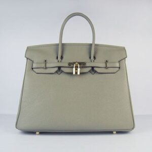 Hermes Birkin 30cm Togo leather Handbags dark grey golden