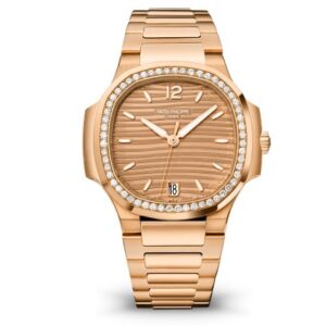 Ladies Nautilus 7118/1200R PF Rose Gold & Diamonds Rose Gold Dial 324SC