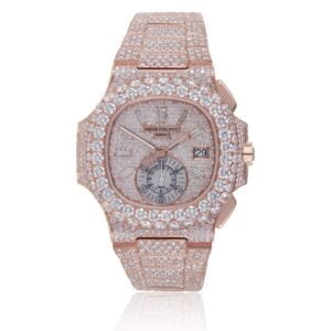 Nautilus Chrono 5980/1R-001 PF Rose Gold & Diamonds Diamond Dial 7750