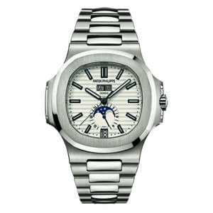 Nautilus Annual Calendar Moonphase 5726/1A-010 KMF V2 SS White Dial 324 S QA LU 24H/303