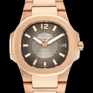 Nautilus Ladies 7011-1R JJF Rose Gold Blue Dial Quartz E23-250 S C