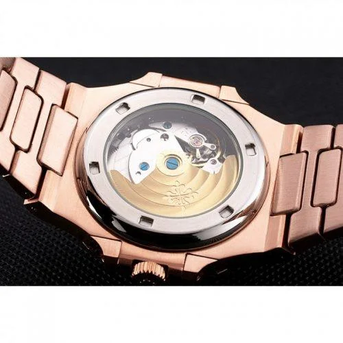MEN PATEK PHILIPPE NAUTILUS SILVER DIAL - Image 3
