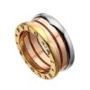 B.zero1 3-Band Beautiful Mistake Ring in Rose White and Yellow Gold