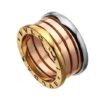 B.zero1 4-Band Ring in Rose White and Yellow Gold