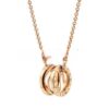 B.zero1 Design Legend Necklace in Rose Gold