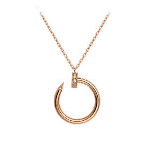 Cartier Juste Un Clou Necklace Pink Gold, Diamonds B7224513