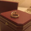 Cartier Juste Un Clou Yellow Gold Diamond Double Nail Ring - Image 3