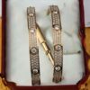 Cartier Love Bracelet Diamond-Paved Pink Gold Diamonds N6036917 - Image 4